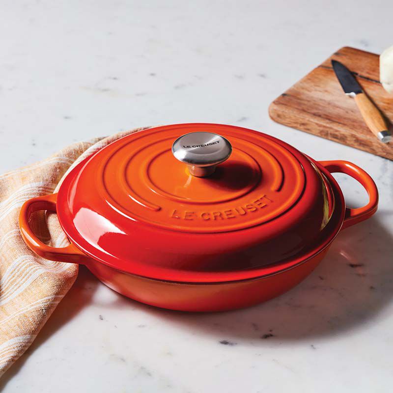 Braiser Enamelled Cast Iron Braising Pan Le Creuset Le Creuset